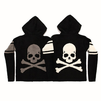 ລາຄາພິເສດຍີ່ຫໍ້ trendy MMJ skull soft towel material couple sweatshirt ການຄ້າຕ່າງປະເທດດູໃບໄມ້ລົ່ນແລະລະດູຫນາວ casual jacket zipper shirt