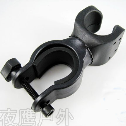 Flashlight clip U-shaped 360-degree rotating car clip bicycle clip