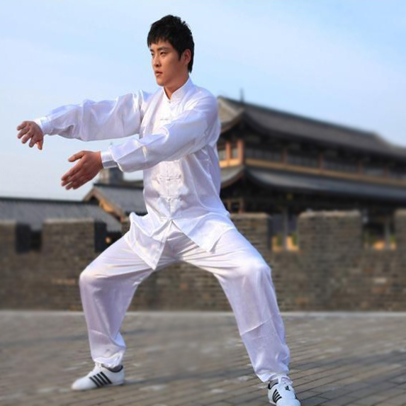 Men's and women's Tai Chi Chuan costume Spring, Summer, Autumn and Winter Simulation Silk Martial Arts Costume Practice Suit Tai Chi Suit