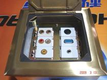 Refined Electric set off the sinking whole copper socket VGA S AV audio audio