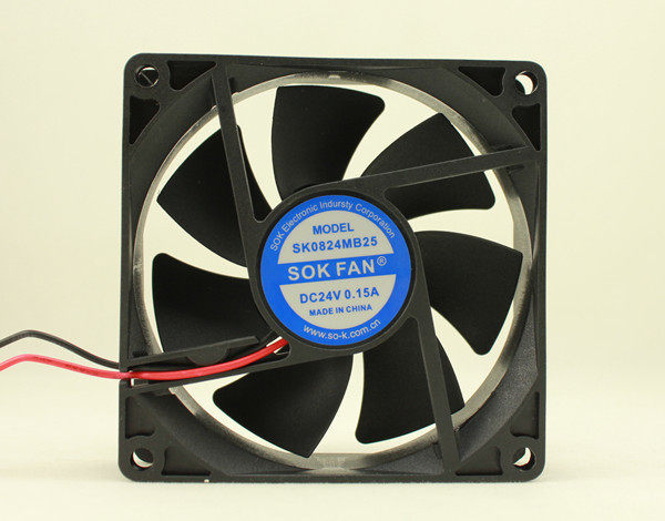 8025 DC24V Ball Bearing 8 cm CM Power Supply Fan DC Fan SK0824MB25