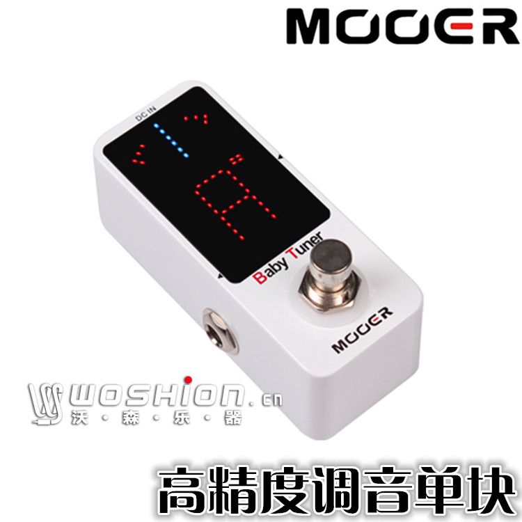 MOOER Magic Ear Baby Tuner Electric Box Bass Electric Guitar Single Block Tune Soundtrack SOUNDMETER SEND POWER LINE