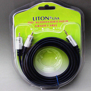 American LIPTON LITON one point two audio signal cable 3 5 turn double Lotus audio signal cable 1 8 meters
