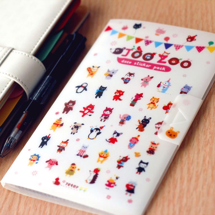 Cute cartoon decorative sticker set of 8 pieces of epicartoon seal leather ultra cute cartoon Decorative Sticker Suit