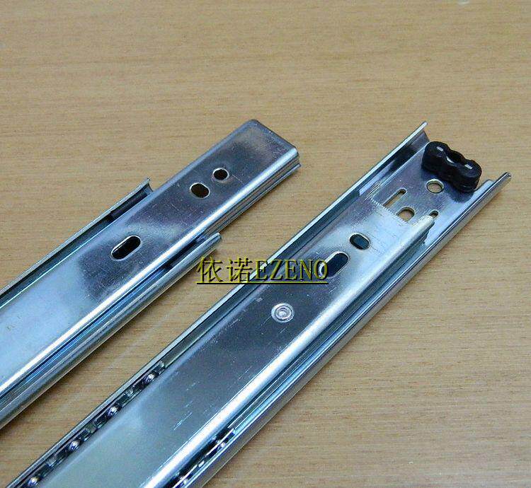 18 18-inch 35mm wide plate Two-section track drawer track Two-section rail drawer slide rail Two-section rail