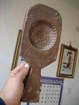 Hundred years wood carving elaborate Chinese custom Mid-autumn Xi moon cake pastry pastry round flower life 1