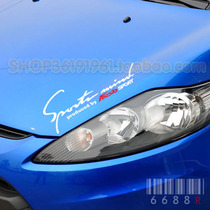 6688r-car sticker] Ford fiesta lamp eyebrow sticker-fiesta special sport-reflector eyebrow sticker