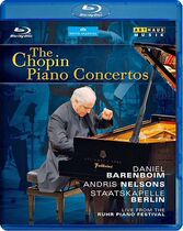 Chopins first and second piano concerto gorgeous waltz Barenboim Nelson Berlin 25g