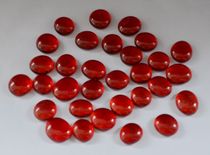Medium red glass flat beads glass stone fish tank aquarium vase gardening home decoration glass ball 0 1 yuan 1