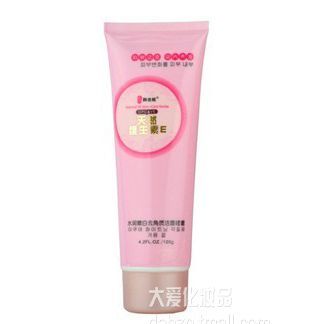 韩佳妮天然维生素E水润嫩白去角质洁面膏啫喱凝胶120g去死皮