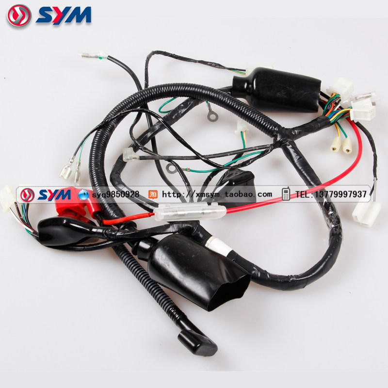 SYM Sanyang locomotive Xiamen apricots Sanyang silver wolf XS125-8A locomotive main line full car cable