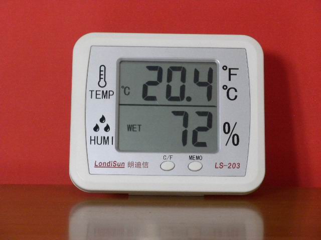 LondiSun Electronic Thermohygrometer Digital Display Electron Thermohygrometer LS-203 Digital Electron