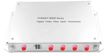 Converged 8-channel video 1-channel 485 Data optical transceiver COC8201H-V8D1TR-S20F (station)