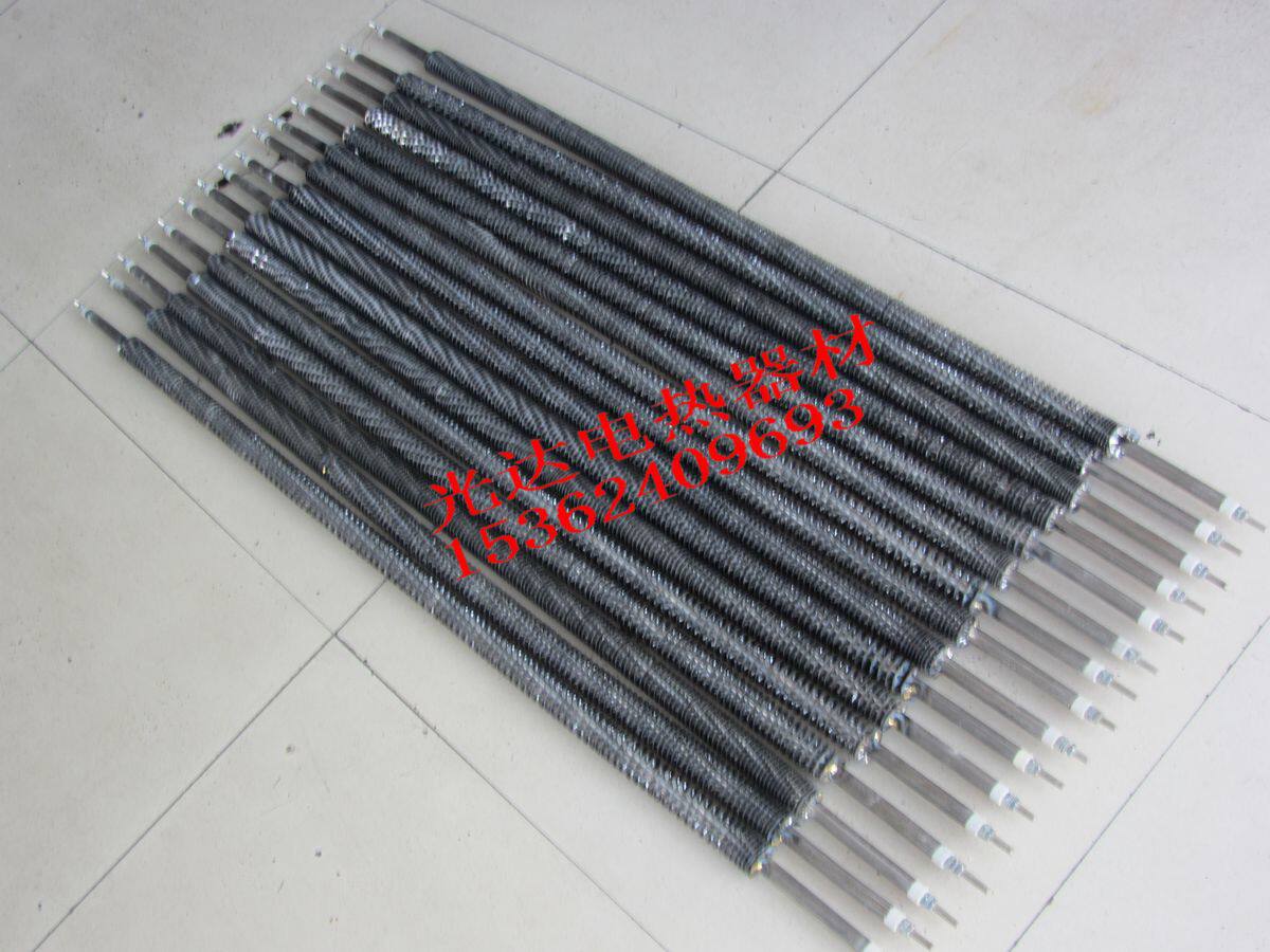 Stainless steel dry burning electric heating tube finned heating tube radiator heating tube oven electric heating tube 1 meter
