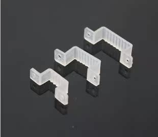 LED lamp with buckle plastic clip flat three-wire fixing clip buckle holder plastic buckle