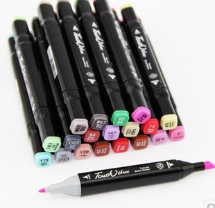 Mike pen 168 color hand-painted anime oily color double-headed art student special microphone pen full 30 to send pen bag