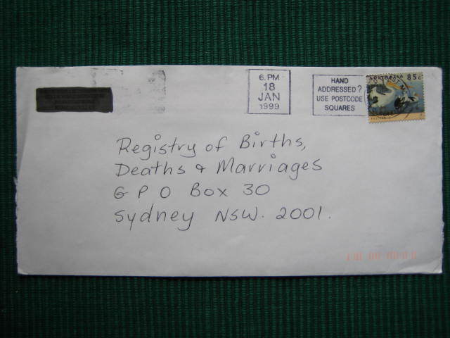 Australia 100 --- 1999 Australian Authentic Envelope