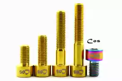 Cos Ti M8X10X15X20X25X35X40 Titanium alloy Screw Titanium screw M8 Titanium alloy