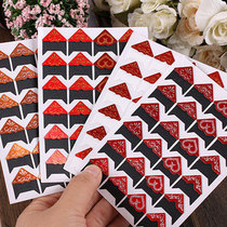 Photo corner sticker photo decoration flash gold wedding photo corner sticker Polaroid diy photo album photo sticker corner