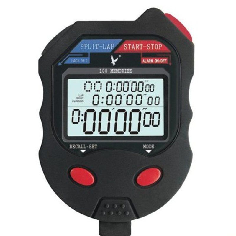 Tianfu PC100D seconds meter Tianfu Card 100D race stopwatch Three rows of 100 meters memory matching hanging rope