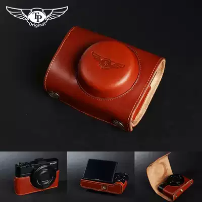 Taiwan TP leather Sony black card RX100M7 M6 M5A M4 M3 M2 camera bag cow leather case