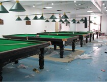 Billiard table luxury English snooker pool table luxury configuration with pole light ball etc.