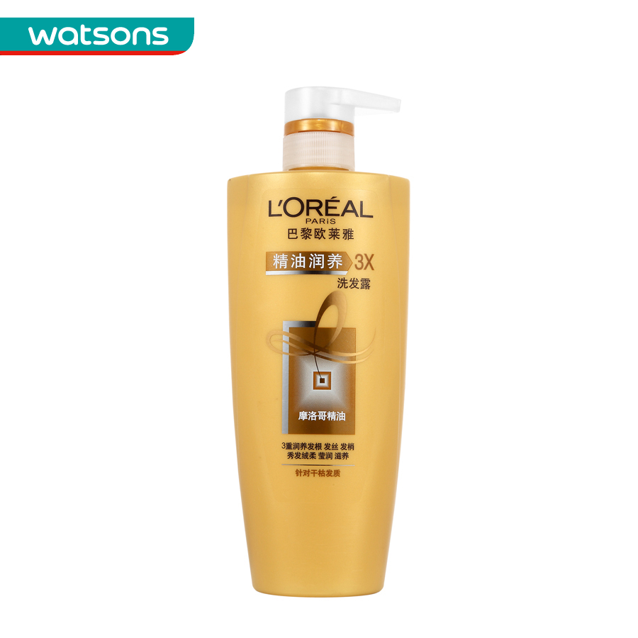【屈臣氏】欧莱雅精油润养洗发露700ML loreal