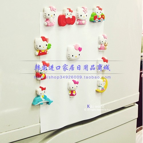 Hello kitty, импортный оригинальный магнит на холодильник, в корейском стиле, новая коллекция, 1 шт