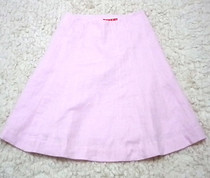 Change to clearance◎ELLE Paris pink super lady style linen skirt SML counter price 680