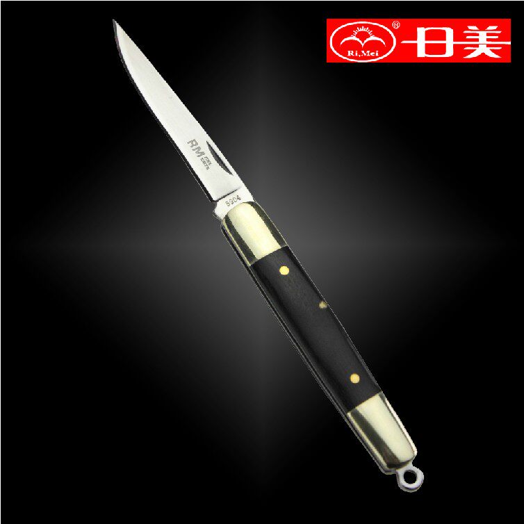 Jinda Rimei fruit knife folding knife pocket knife Rimei 5904 exquisite and compact to carry with you