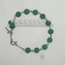 Rosary of Rosary-Green Agate 8mm Handheld Rosary