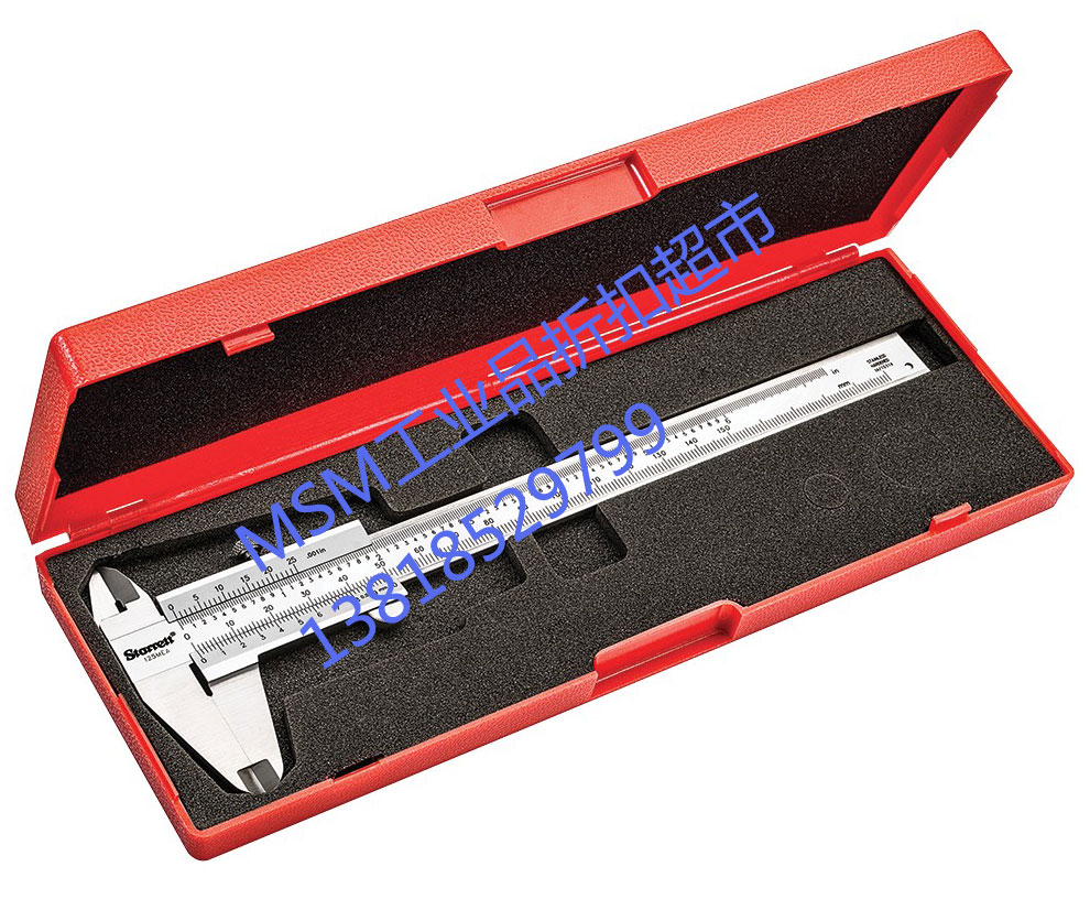 Starrett stainless steel game card ruler with depth bar 125MEA-6 150