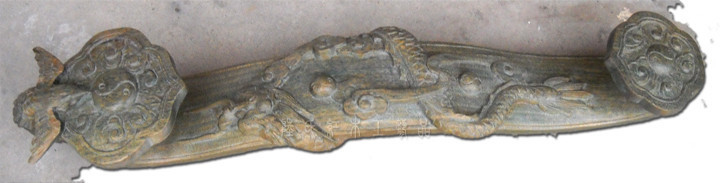 Dragon and phoenix Tai chi green sandalwood carving Ruyi carving ornaments according to customer requirements (Lu's Mahogany)