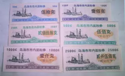 90 years of Wuhai City Flour Voucher (a group)