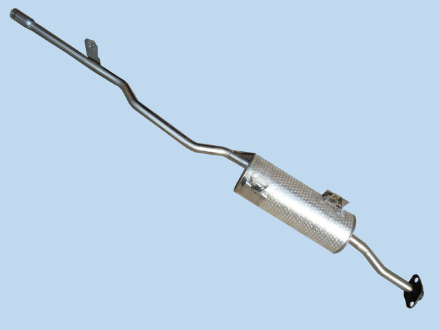 Gabao exhaust pipe after the thickening of Jiabao single - row exhaust tube stainless steel silencer )