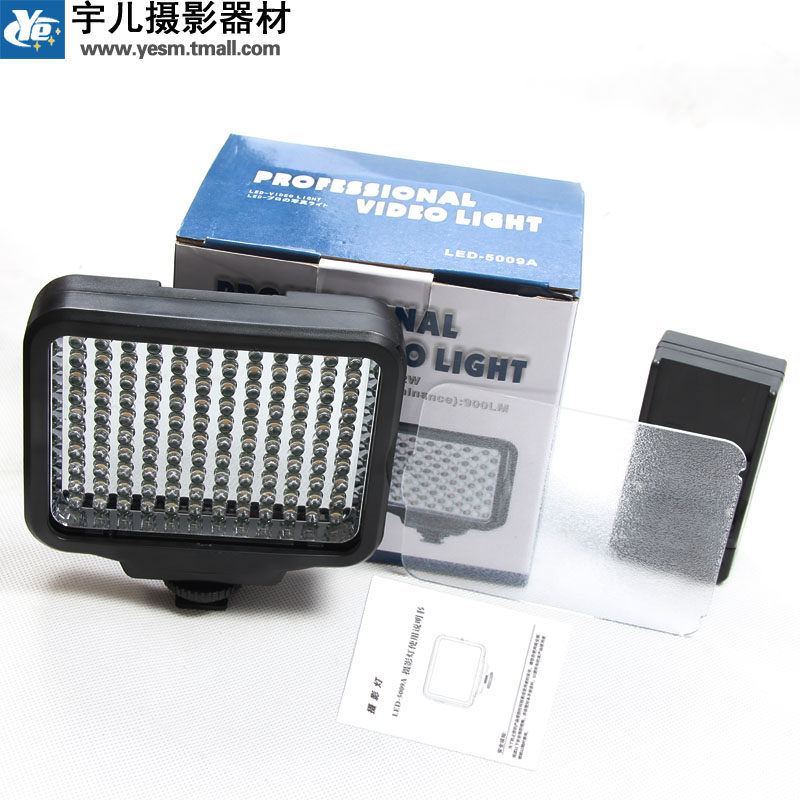 LED5009A Monocular video light fill light DV wedding light news photography light spotlight adjustable color temperature