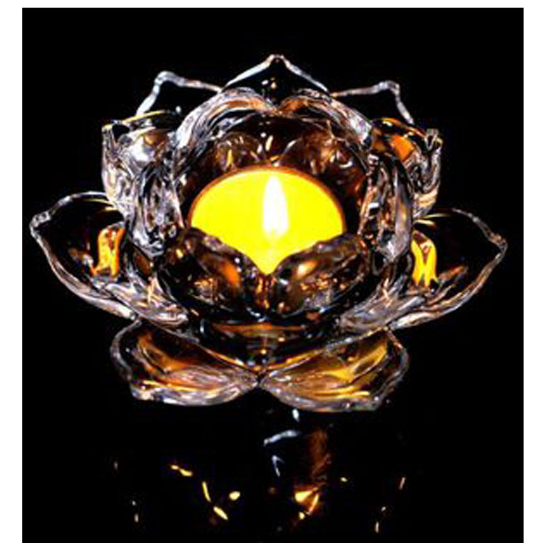 Pure plant ghee lamp 24 hours flat lotus cup colourful candle for the former Buddha's long - lamp household lighthouse is smoke-free