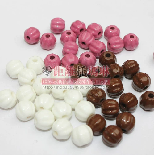 Нанесение бусин FA Tomarlin на глазированные светлые светильники маленькие тыквенные бусинки, электрические каменные булавки с вермикулитом, свободные бусины, многогранные