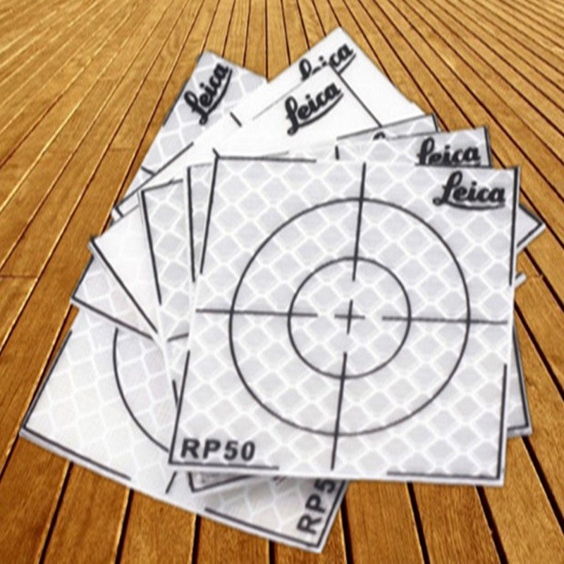 Measuring Reflective Sheet Total Station Instrument Prism Reflective Patch Tunnel Measurements Self-Labeling Prism Paper Reflective Sheet Laser Target