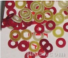 Inner diameter 3mm outer diameter 8mm thick 1mm copper column special insulation red cushion red paper gasket 2000 only RMB13