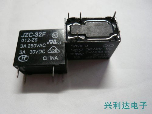 JZC-32F 012-ZS Hongfa factory 12V vertical 5-foot boy (JZC-11FCS11-12SH)