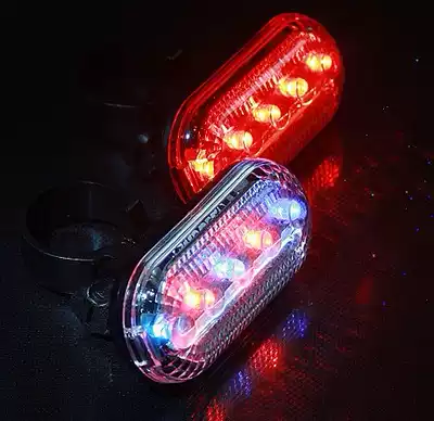 Bicycle taillight waterproof bicycle taillight 5LED bicycle taillight outdoor safety warning light tourist light