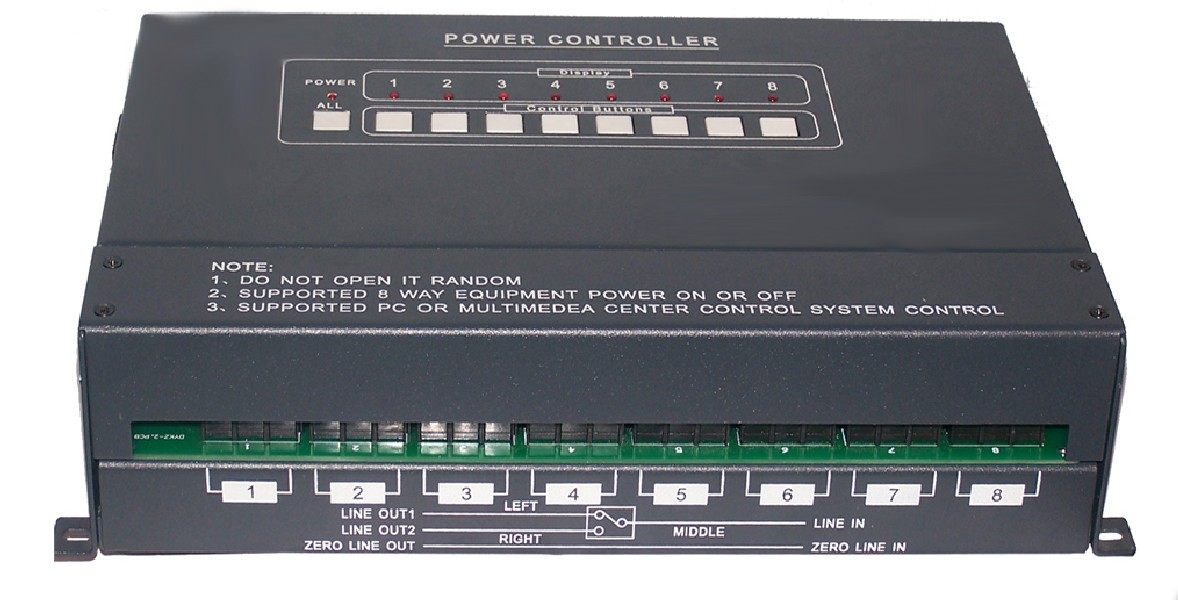8-way strong electric controller Lighting power controller Conference power controller High current power controller