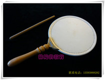 Fan drum Buddha drum red drum tambourine flat drum fan drum Buddhist supplies