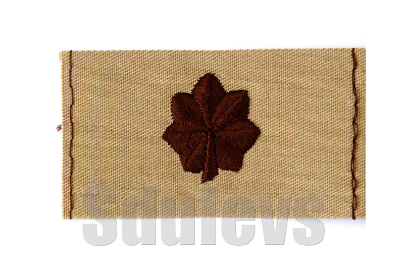 Brand new Army version US Army Navy Special sand color embroidery Army title --- Major