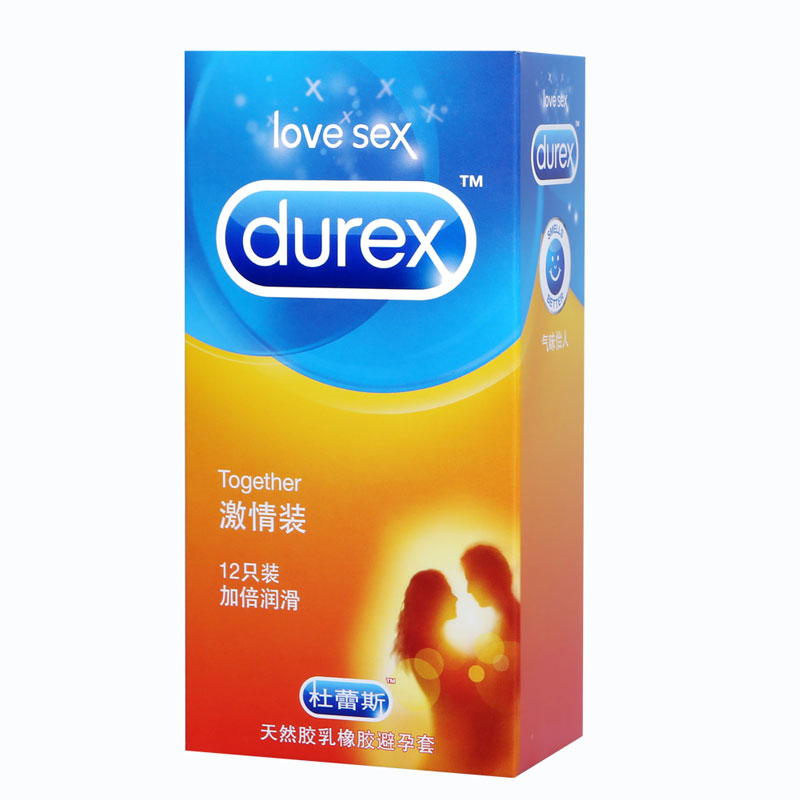 杜蕾斯避孕套激情装12只正品 水性润滑型安全套成人情趣计生用品