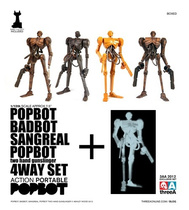 Three Tours 3A TOYS 3AA AP Popbot 4pack Small Enteroenterobot Nightlight Ghost Edition Spot