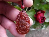 Red chalcedony twelve zodiac Dragon patron Saint belongs to the Dragon the eight patron saints of the Buddha