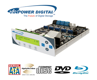 Vinpower 1 Drag 11 Full-featured CD Duplicator Controller 128M Cache Blu-ray Edition