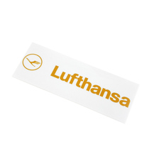 I love flying) Lufthansa long waterproof car sticker travel trolley box sticker tide sticker